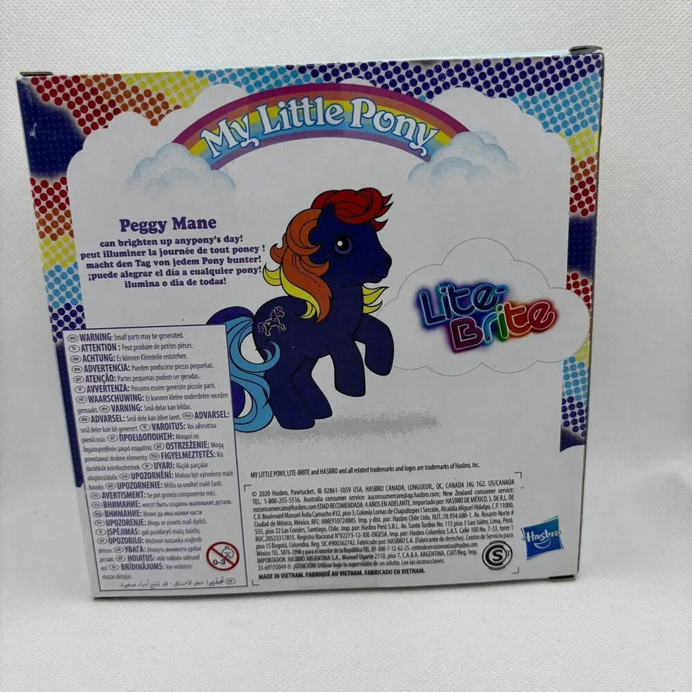 My Little Pony MLP Pony Lite Brite Peggy Mane NEW Hasbro Mashup